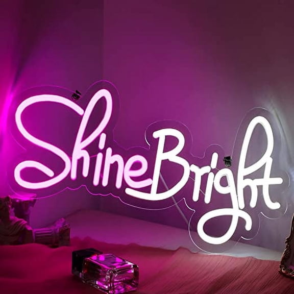 SIGNSHIP Shine Bright LED Neon Light Signs USB Power for Bedroom Home Bar Wedding Party Decoration
