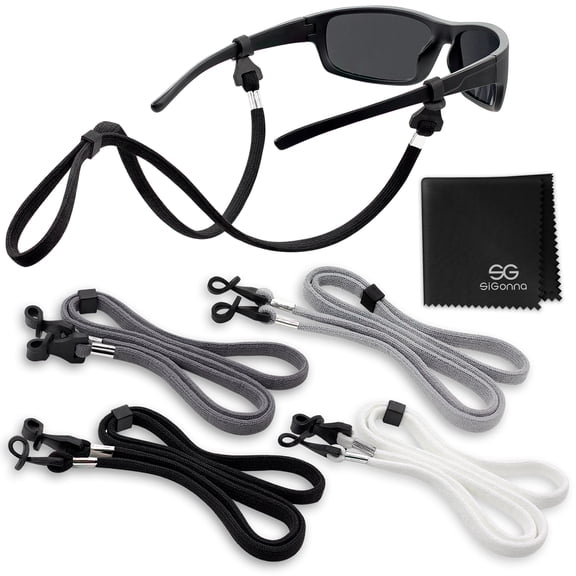 SIGONNA Eyewear Retainer Adjustable - 4 Glasses Straps