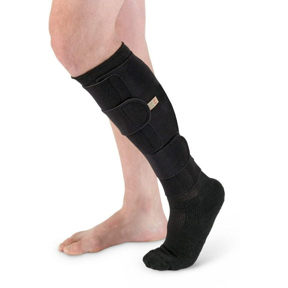 SIGVARIS 1405-UC Compreflex Lite Below Knee w/ Socks-2XL REG-BLK