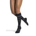 thumbnail image 1 of SIGVARIS 143C Microfiber Shades Calf High-Size A-Mini Stripe Navy, 1 of 2