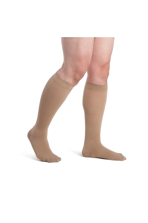 SIGVARIS Men’s DYNAVEN Closed Toe Calf-High Socks 20-30mmHg LL Crispa