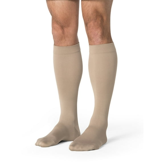 Sigvaris Essential 862 Opaque Men's 20-30 Closed Toe Knee High Compression Stockings Crispa SS Short
