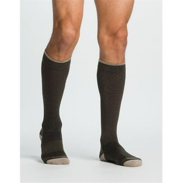SIGVARIS Merino Outdoor Cushioned Wool Socks 15-20mmHg (Olive) Large