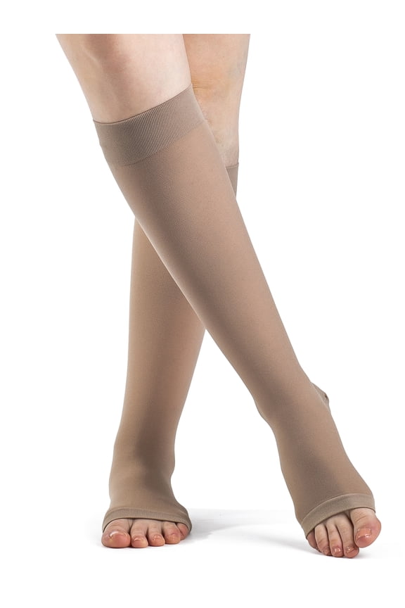 Women’s DYNAVEN Open Toe Calf-High Socks 15-20mmHg