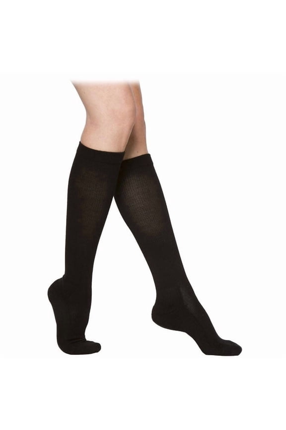 Women’s Motion Cushioned Cotton 360 Closed Toe Calf-High Socks 20-30mmHg