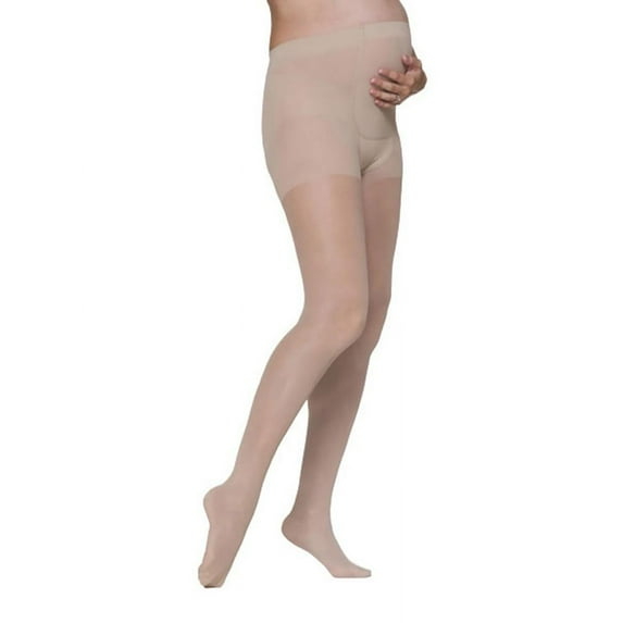 SIGVARIS Women's Sheer Fashion 120 Maternity 15-20mmHg-B-Natural Beige