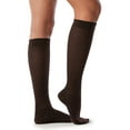 thumbnail image 1 of Sigvaris Style 242 Zurich Collection Women's Merino Wool Socks - 20-30 mmHg Long  Brown XL  Long 242CXLW11, 1 of 3