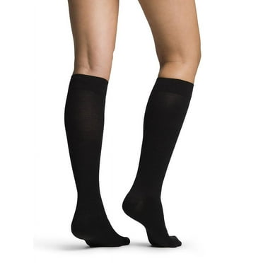 SIGVARIS Women’s Style Merino Wool 240 Closed Toe Calf-High Socks 20-30mmHg