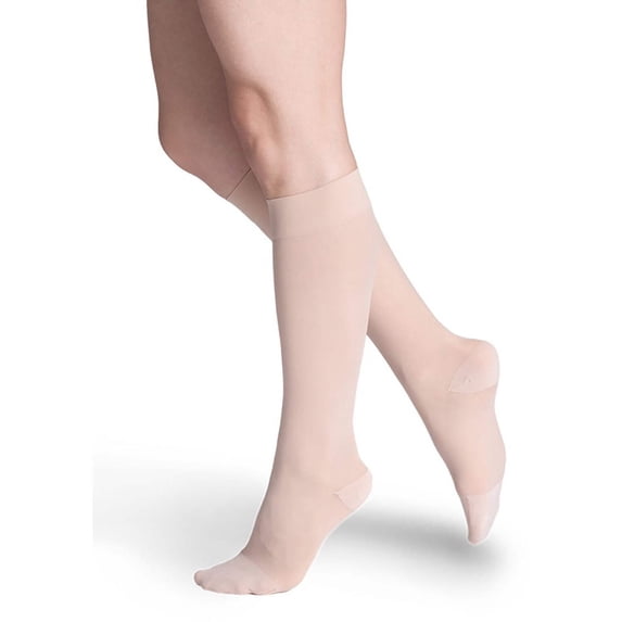 SIGVARIS Women’s Style Sheer 780 Closed Toe Calf-High Socks 20-30mmHg
