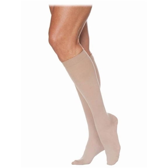 SIGVARIS Women’s Style Sheer 780 Closed Toe Calf-High Socks 30-40mmHg