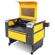 SIHAO 60W CO2 Laser Engraver, Lightburn Compatible 24x16in Laser Engraving Machine with 2 Way Pass Air Assist Digital Control Panel RDWorks for Wood Acrylic Glass More