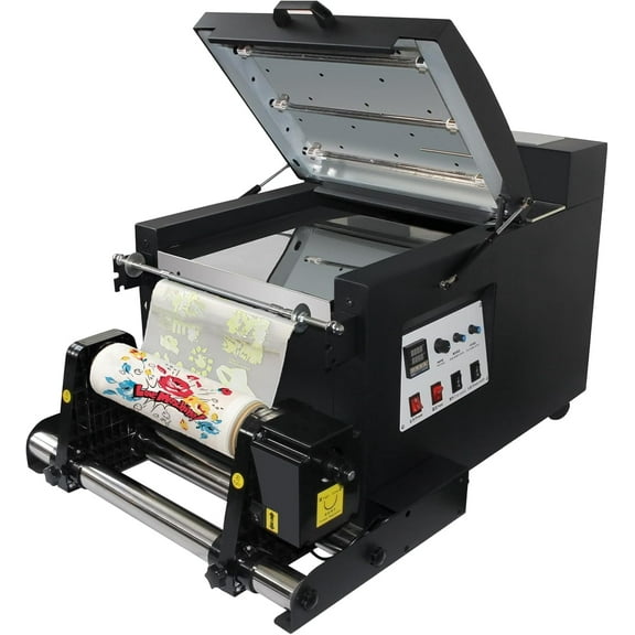 SIHAO A3 DTF Powder Shaking Machine, Automatic DTF Powder Shaker and Dryer w/ Auto Winding Function, 13.4" All in One DTF Curing Oven Shaking Heater