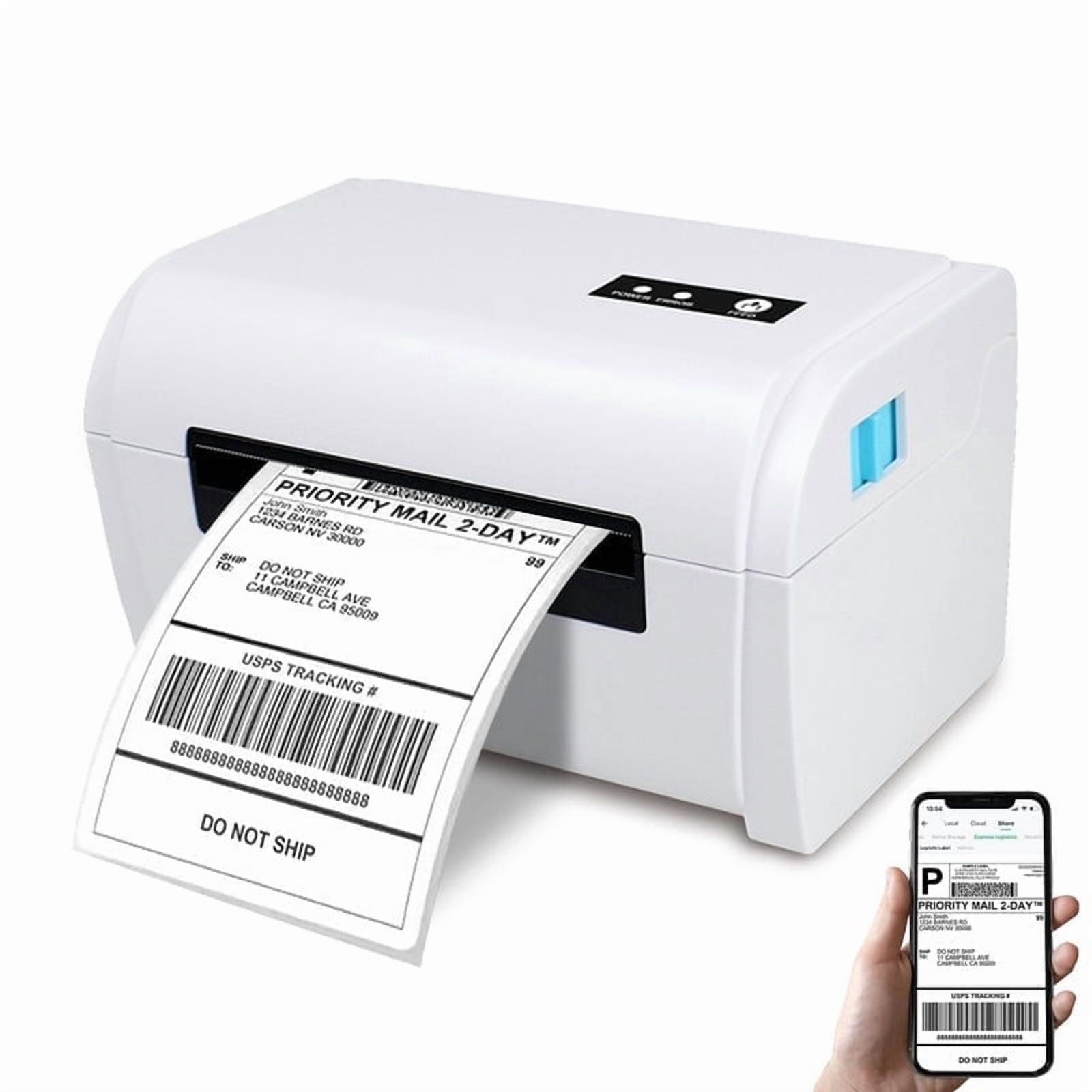 SIHAO Bluetooth Thermal Shipping Label Printer, 4x6in Portable Thermal Address Label Printer for Shipping Packages, Compatible with iPhone,Android,Windows,Mac,Chromebook