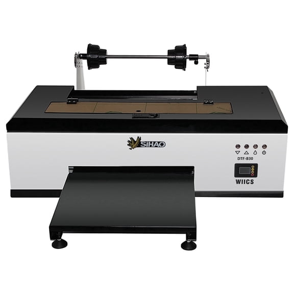 SIHAO DTF-B31 Direct to Film Printer 200% Faster (6min/A4), XP600, CMYKWW, White Ink Circulate & Mixing System