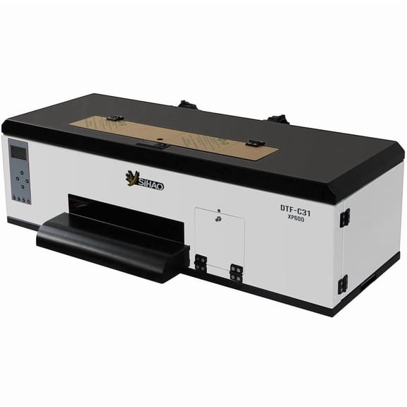 SIHAO DTF-C31 High Speed DTF Printer, White Ink Circulate + Mixing System, Vacuum Suction Platform, Roll/Sheet Film Support, PET Film Printer