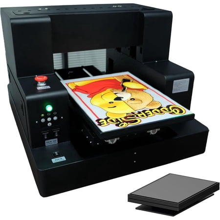 SIHAO Multifunction DTG & DTF Printer, A3 Direct to Garment Printer, Automatic Flatbed Printers with White Ink Circulation