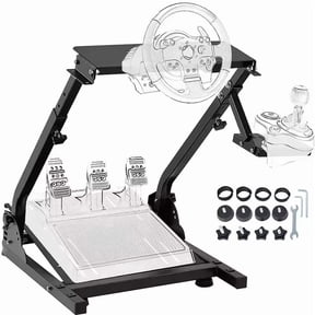 Racing Wheel Stand Adjustable & Foldable Gaming Wheel Stand Compatible with Logitech G29 G27 G25 G920 G923, Thrustmaster T300RS, TX F458, T500RS, T3PA-PRO Pedals NOT Included