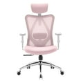 thumbnail image 1 of SIHOO Ergonomic High Back Office Chair, Adjustable Computer Desk Chair with Lumbar Support, 300lb,Pink, 1 of 10