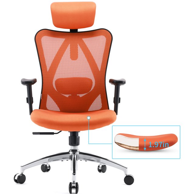SIHOO Ergonomic High Back Office Chair, Adjustable Computer Desk Chair