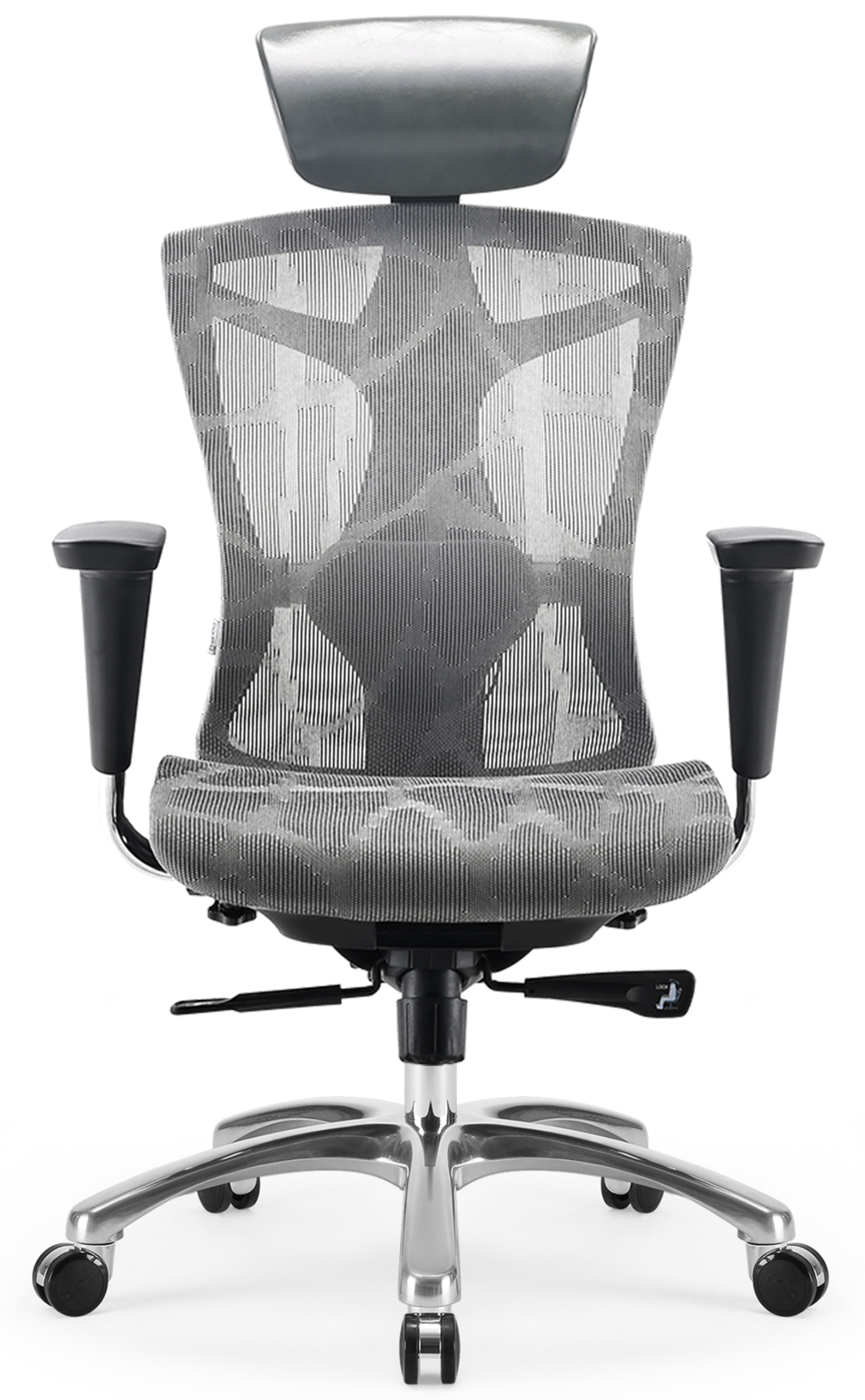 SIHOO Ergonomic High Back Office Chair, Computer Mesh Desk Chair with 4D  Armrest, 300lb, Gray