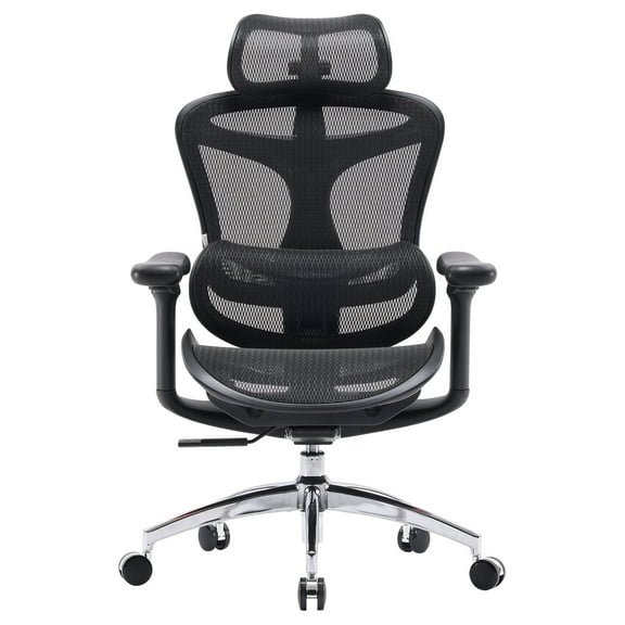 Sihoo Ergonomic Office Chair Doro C300 with Headrest, Lumbar Support, 3D Armrests, Adjustable Backrest - Black