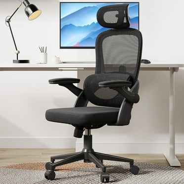 SIHOO M102C Ergonomic Office Chair, Dual High Back, Adjustable Lumbar, 3D Armrests, 2D Headrest, Mesh, 300lbs, Big and Tall Desk Chair