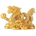 thumbnail image 1 of SIHUA 2024 Feng Shui Dragon Statue Good Luck New Year Dragon Sculpture for Home Office, 1 of 10