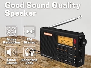 SIHUADON-R-108-Black-FM-Stereo