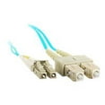 thumbnail image 1 of SIIG - Patch cable - LC multi-mode (M) to SC multi-mode (M) - 2 m - 2 m - fiber optic - duplex - 50 / 125 micron - aqua, 1 of 1