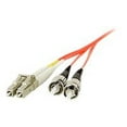 thumbnail image 1 of SIIG - Patch cable - LC multi-mode (M) to ST multi-mode (M) - 3 m - 3 m - fiber optic - duplex - 62.5 / 125 micron, 1 of 2