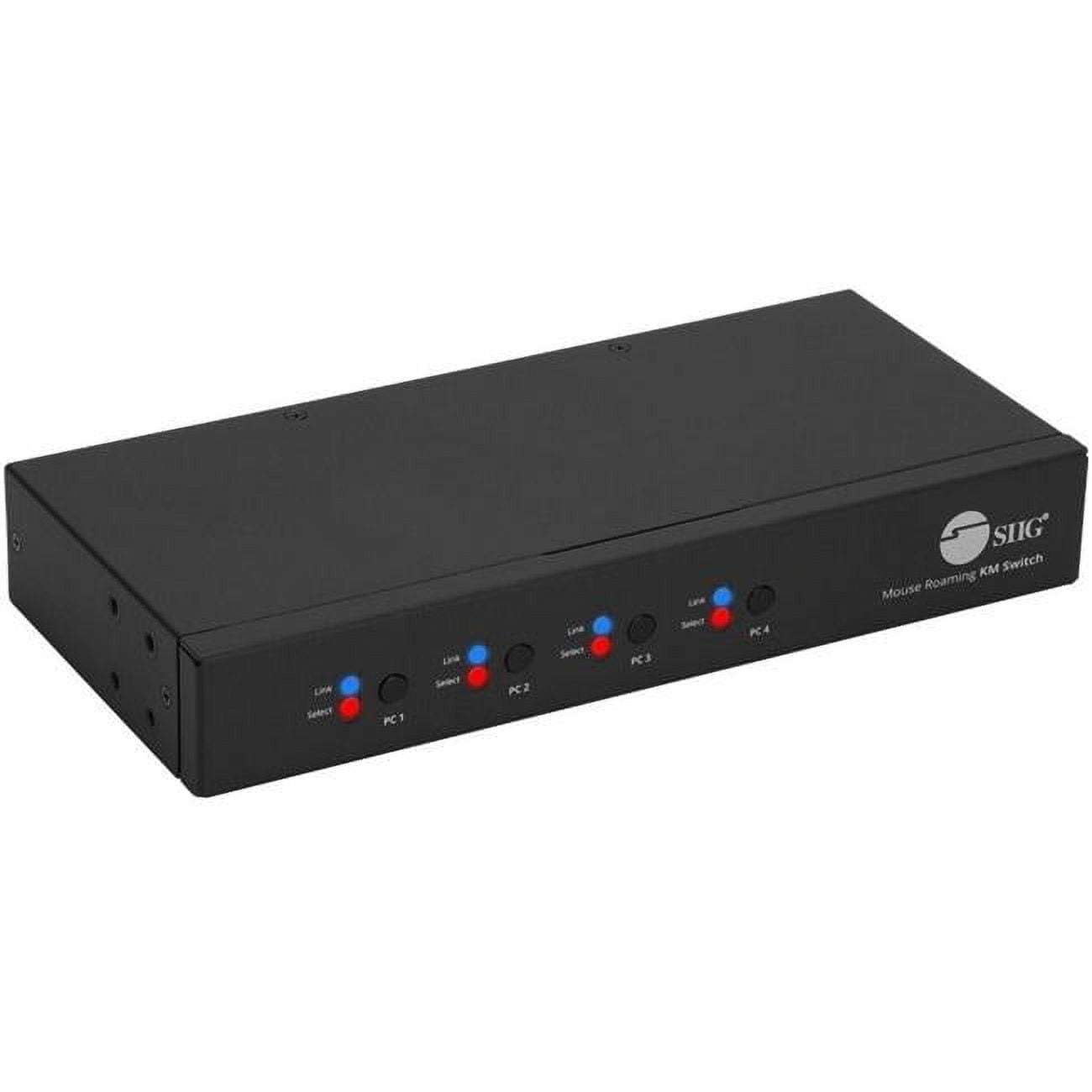 Usb Km Switch 4PORT ROAMING KM SWITCH W/ USB - Walmart Business Supplies
