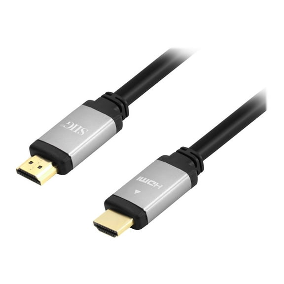 SIIG 4K High Speed HDMI Cable - 12ft - 12 ft HDMI A/V Cable for Audio/Video Device, Notebook, Blu-ray Player, Gaming Console, HDTV, Monitor, Projector - First End: 1 x 19-pin HDMI (Type A) Male Digita