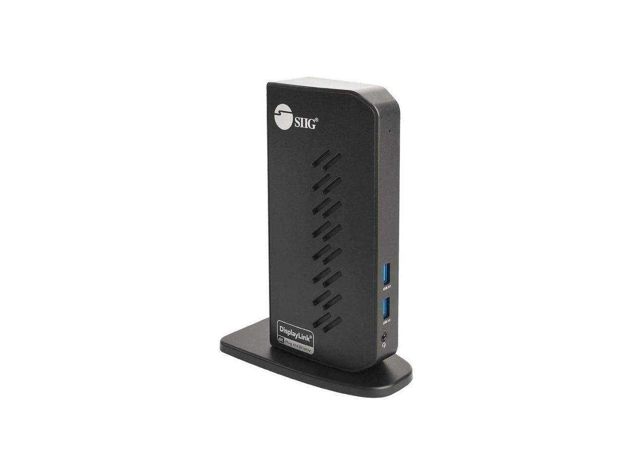 SIIG USB 3.0 Dual Head Full HD 1080p HDMI Video Docking Station - Mirror / Extend / Primary Video Mode - 5Gbps Data Transfer Rate