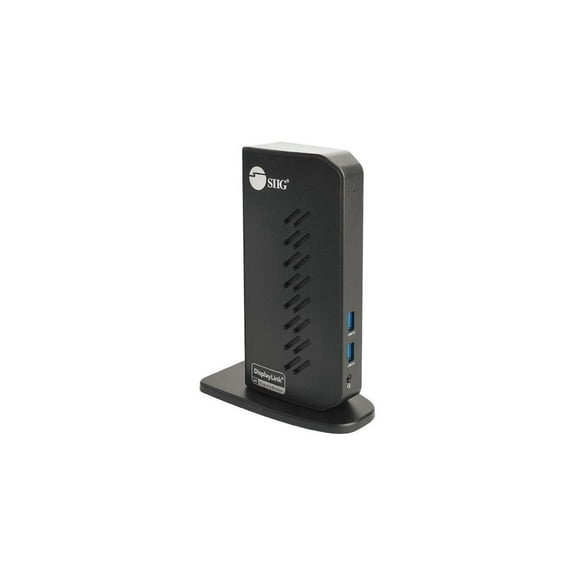 SIIG USB 3.0 Dual Head Full HD 1080p HDMI Video Docking Station - Mirror / Extend / Primary Video Mode - 5Gbps Data Transfer Rate