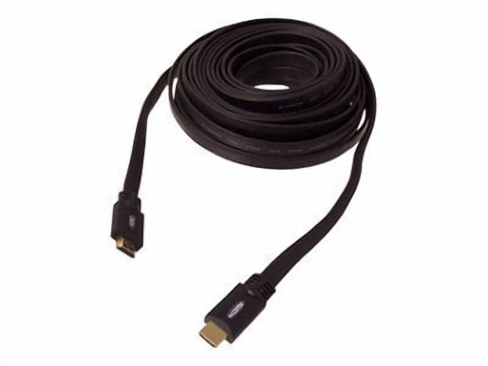 SIIG CB-HM0312-S1 32.8 ft. Black Connector A: 1 x HDMI, Male Connector B: 1 x HDMI, Male Flat HDMI Cable