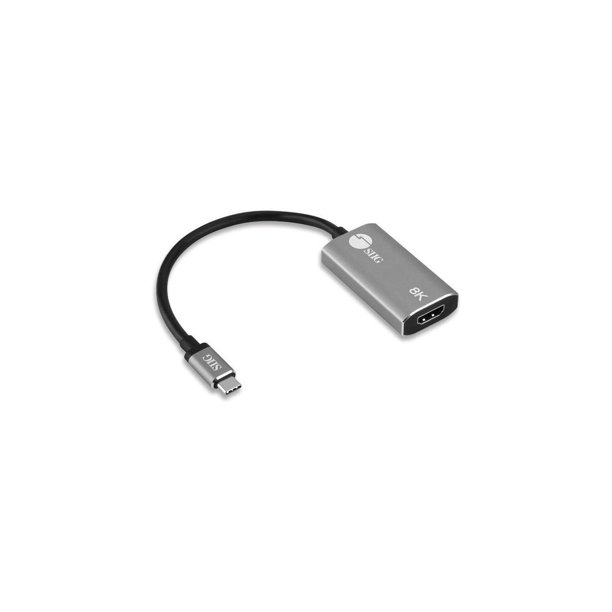 SIIG CBTC0L11S1 Type C to HDMI Adapter 8K, USBC Input to HDMI Output