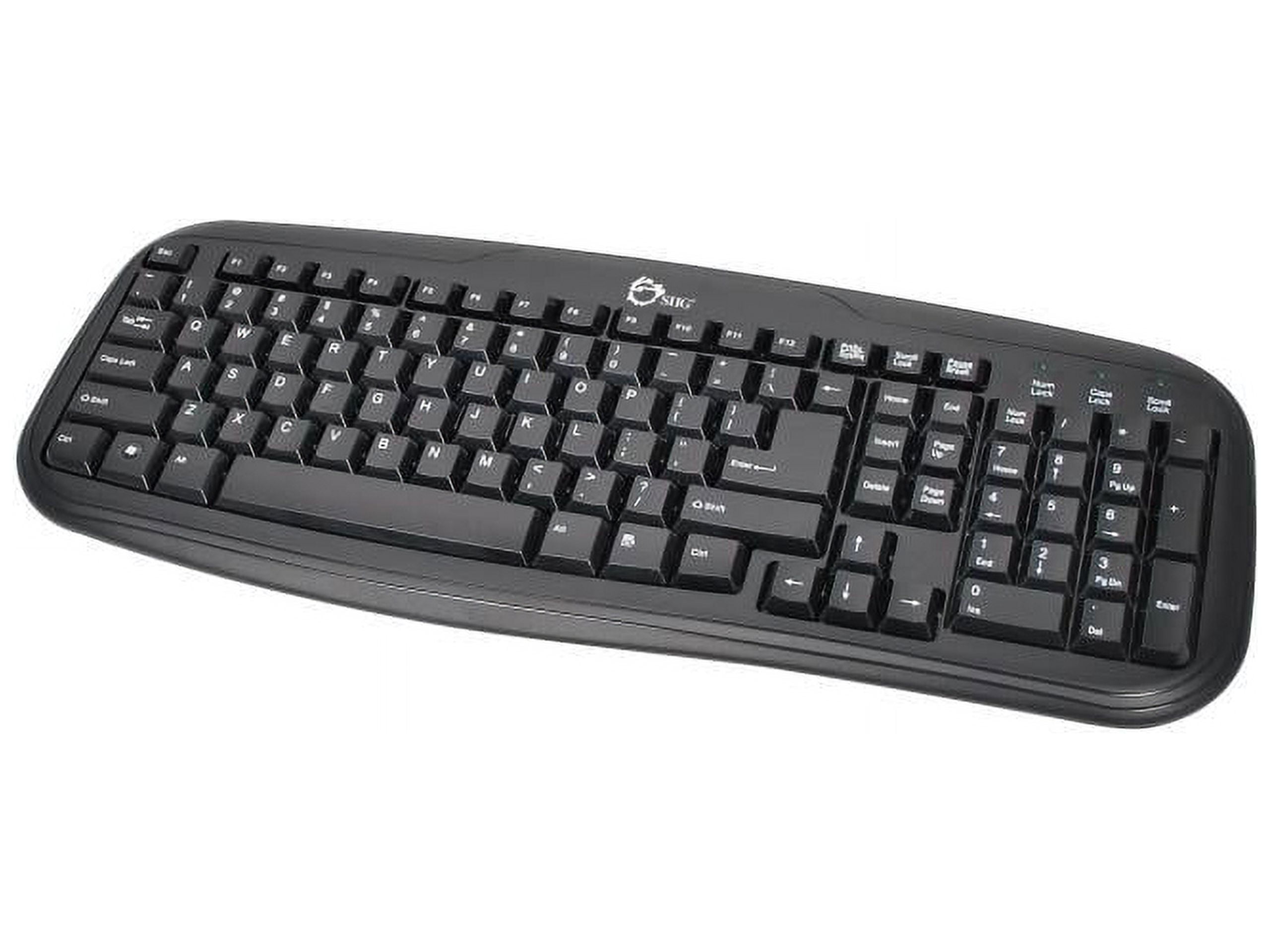 SIIG JKUS0012S1 Black 103 Normal Keys USB See Details Standard