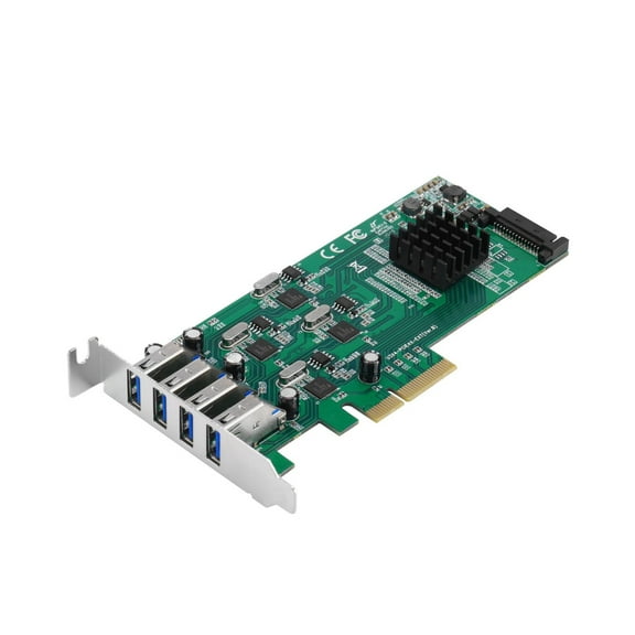 SIIG JUP40811S1 4-Port SuperSpeed USB 3.0 PCIe Card - Quad Core