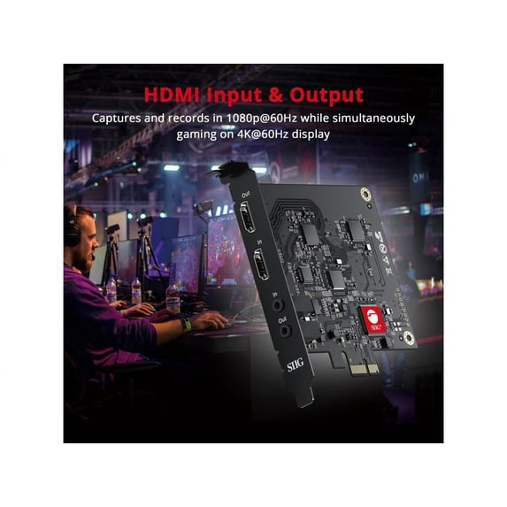 SIIG Live Game HDMI Capture PCIe Card