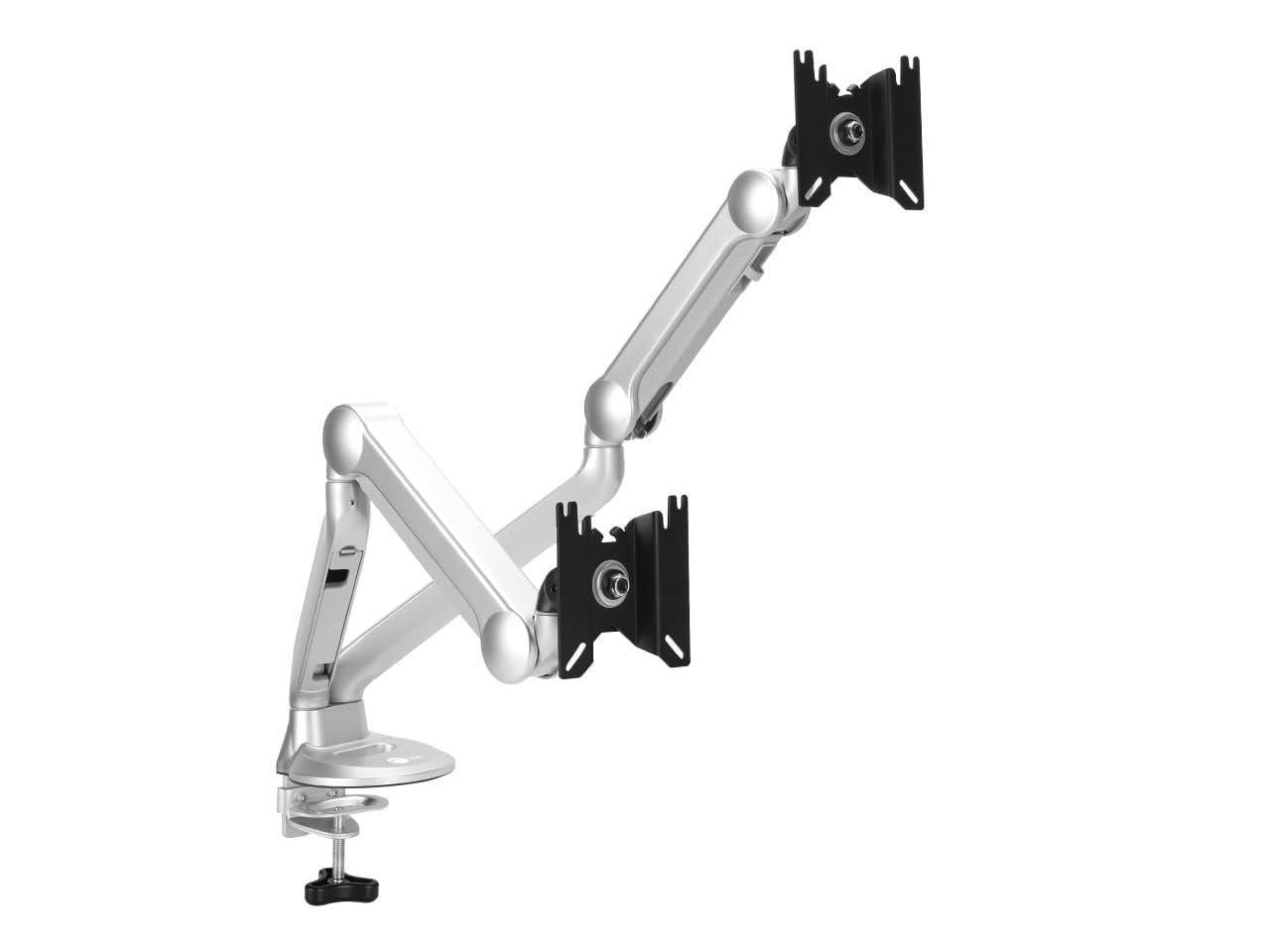 SIIG MTPRO Desk Mount Dual Gas Spring Monitor Arm - up to 32" Display