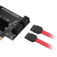 thumbnail image 1 of SIIG SCSAEC11S1 Dual Profile 4-Channel SATA 6G PCIe Host Card, 1 of 3
