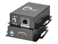 SIIG HDMI Extender CE-H20L11-S1 Transmitting and Receiving Units - Video/audio extender - HDMI - up to 197 ft