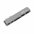 thumbnail image 1 of SIIG Thunderbolt 3 USB-C Hub with Card Reader & PD Adapter - Space Gray, 1 of 3