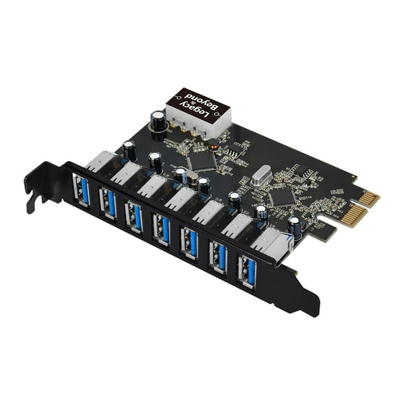 SIIG LB-US0514-S1 Usb 3.0 7-Port Ext Pcie Host Adapter - Usb Adapter - Pcie 2.0 - Usb 3.0 X 7