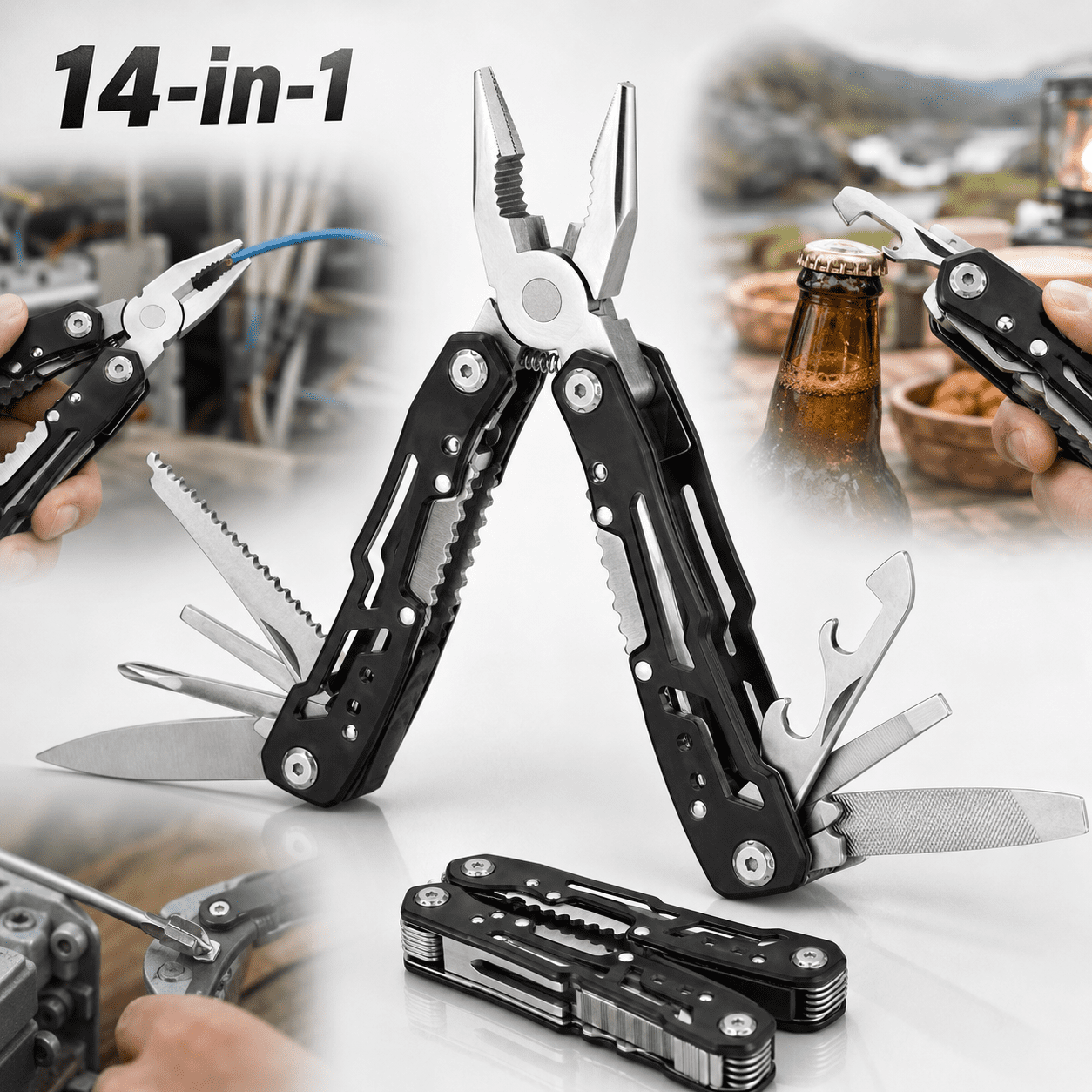 JunYeShi 2 in 1 Dragon and Phoenix Double Blades Knife Set,Outdoor