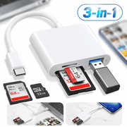 SIISLL USB 3.0 Type C Memory Card Reader for SD/Micro SD Cards