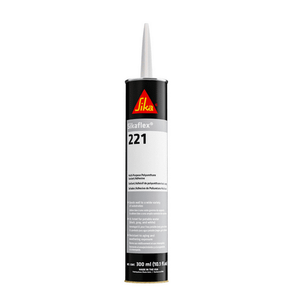 SIKA SIKAFLEX 221 ALUMINUM GRAY 10.3 OZ 300 ML.