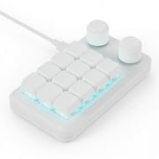 SIKAI CASE Macro Mechanical Keyboard,12-Keys Gaming Keyboard Fully Programmable Keypad Hotswap Keypad with RGB for Game Editing PS