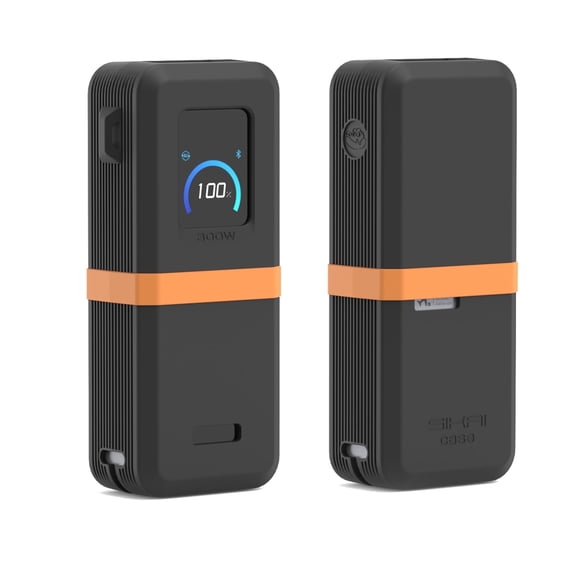 SIKAI CASE Silicone Protective Cover for Anker Prime Power Bank 26250mAh 300W A110A Travel Shockproof Case with Lanyard Hole and Tactile Grip Black
