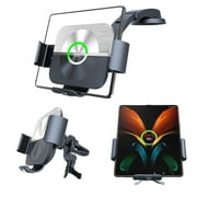 SIKAI CASE Wireless Phone Car Holder Charger for Samsung Z Fold/Flip,Auto-Clamping 15W Car Holder Compatible with Samsung Galaxy Z Fold 5/4/3/2,Z Flip 5/4/3/2,Galaxy S24/S23/S22/S21